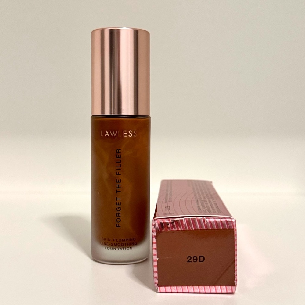 Lawless Forget The Filler Skin Plumping Line Smoothing Foundation Shade 29D